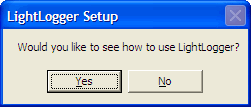LightLogger Keylogger Sådan bruges Dialog