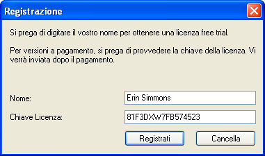 LightLogger Keylogger Admin Panel Registrering Dialog