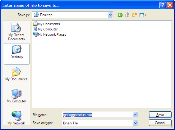 LightLogger Keylogger Gem til dialog