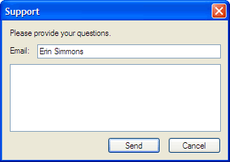 LightLogger Keylogger Support Dialog