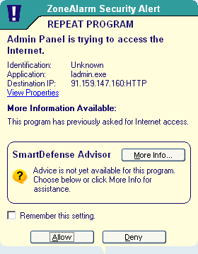 LightLogger Keylogger Internetadgang Alert