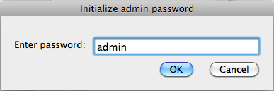 Mac Keylogger Initialiser admin adgangskode
