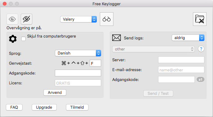 Gratis Keylogger Billeder